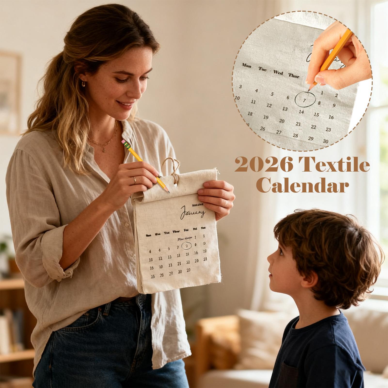 تقويم حائط من القماش لعام 2026 - مراجعة Home Textiles And Decor وسعره