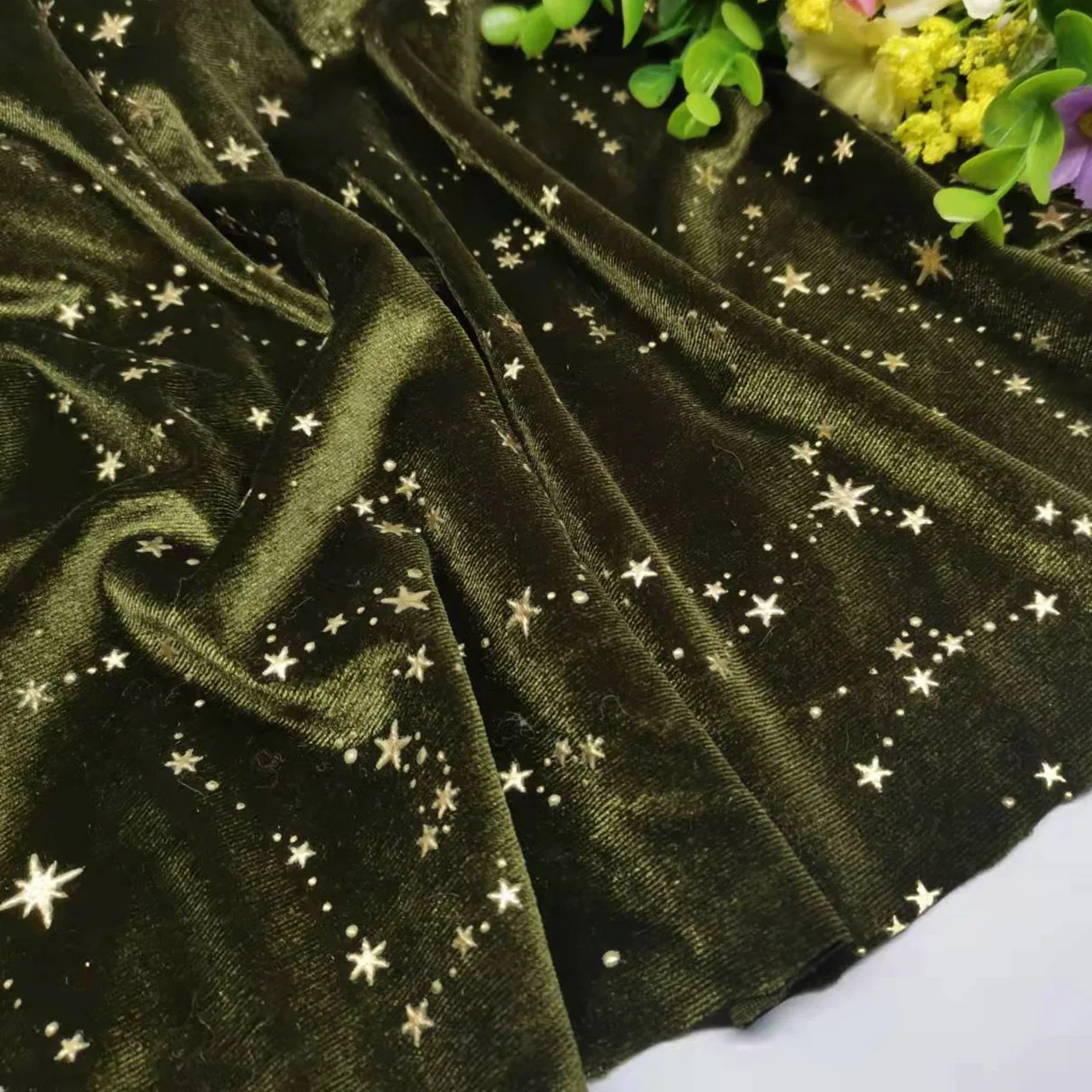 قماش مخملي لفستان بنطال رائع ح - مراجعة Luxury Home Textiles Usa وسعره