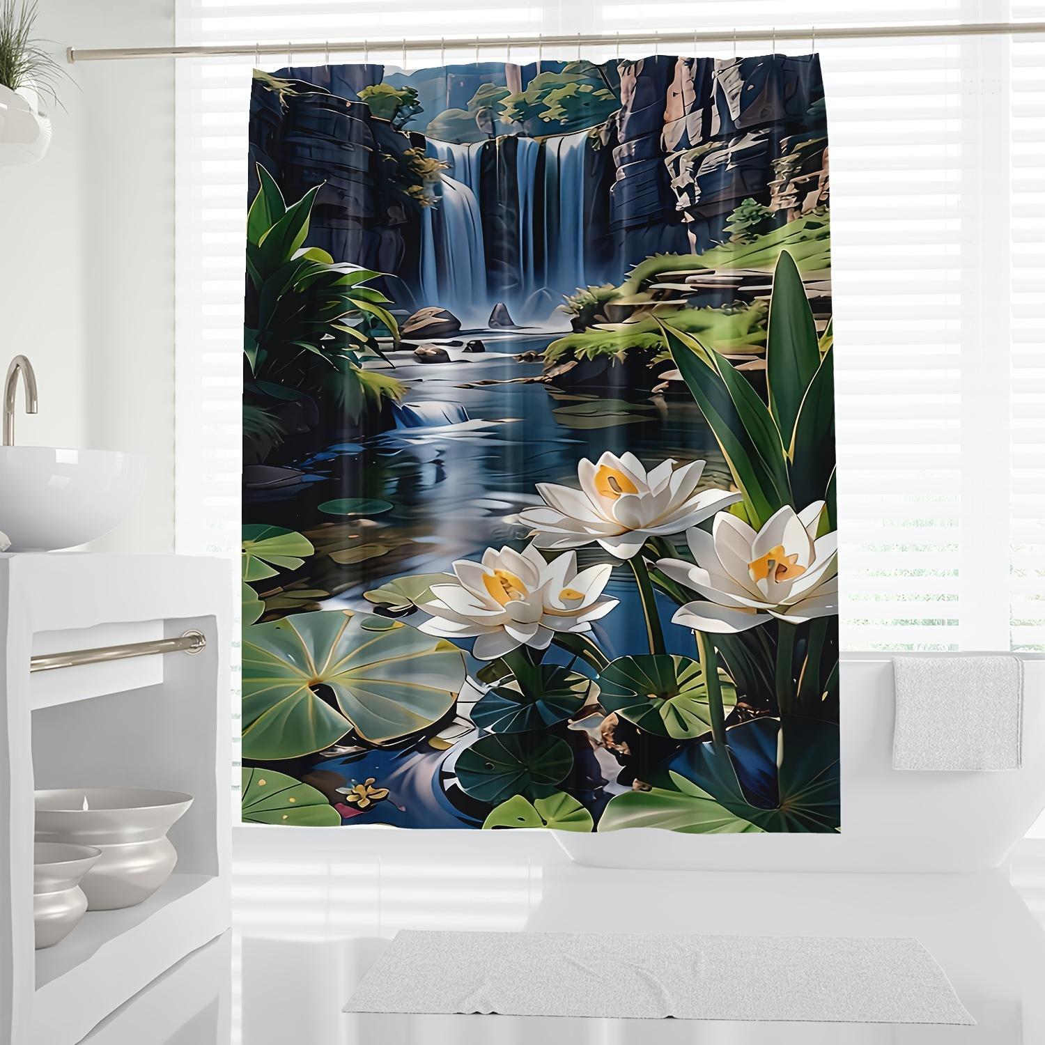 ستارة حمام مقاومة للماء من الب - مراجعة Home Textiles Luxury Curtains وسعره