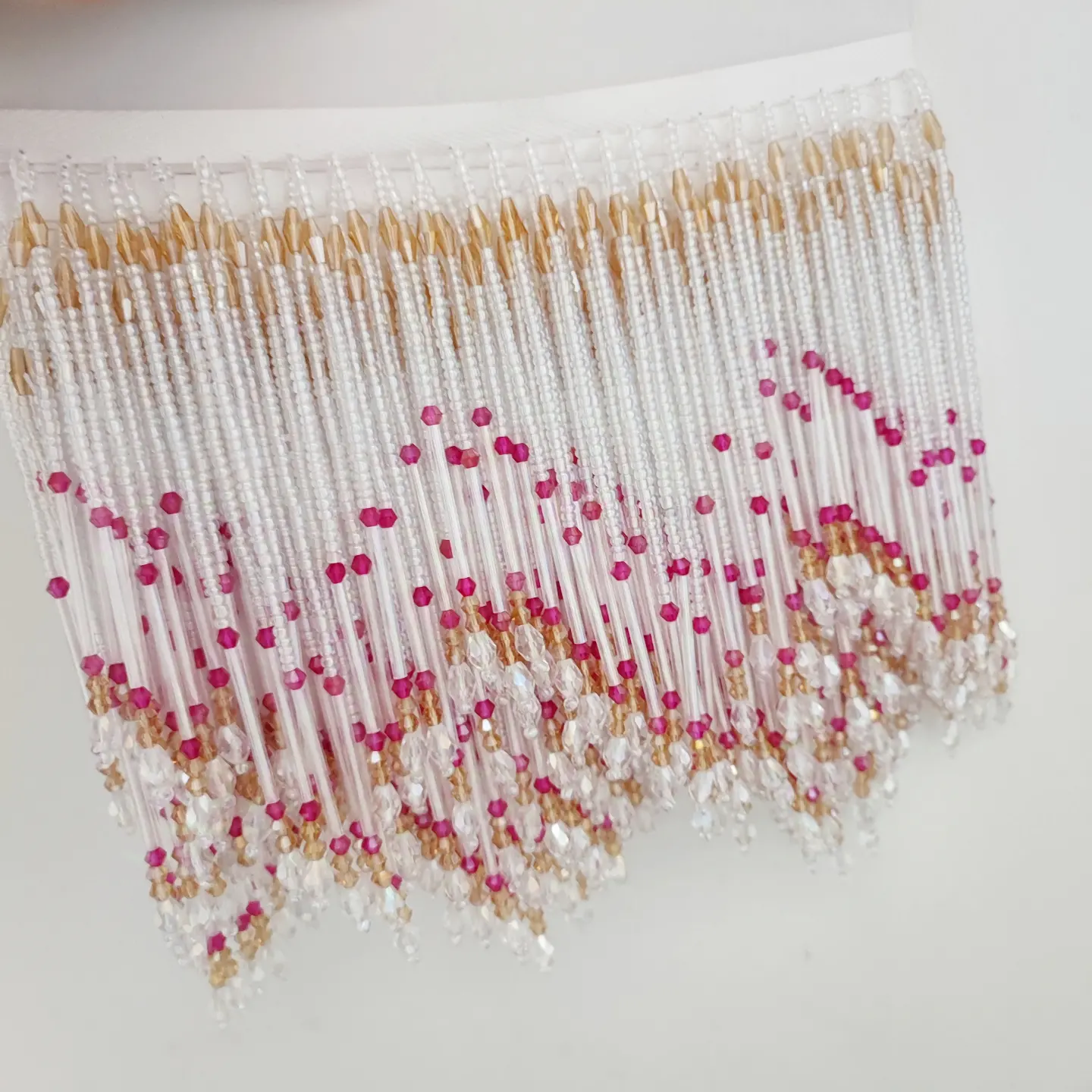 زخرفة هامشية مطرزة يدويًا، زخر - مراجعة Home Textiles Luxury Curtains وسعره
