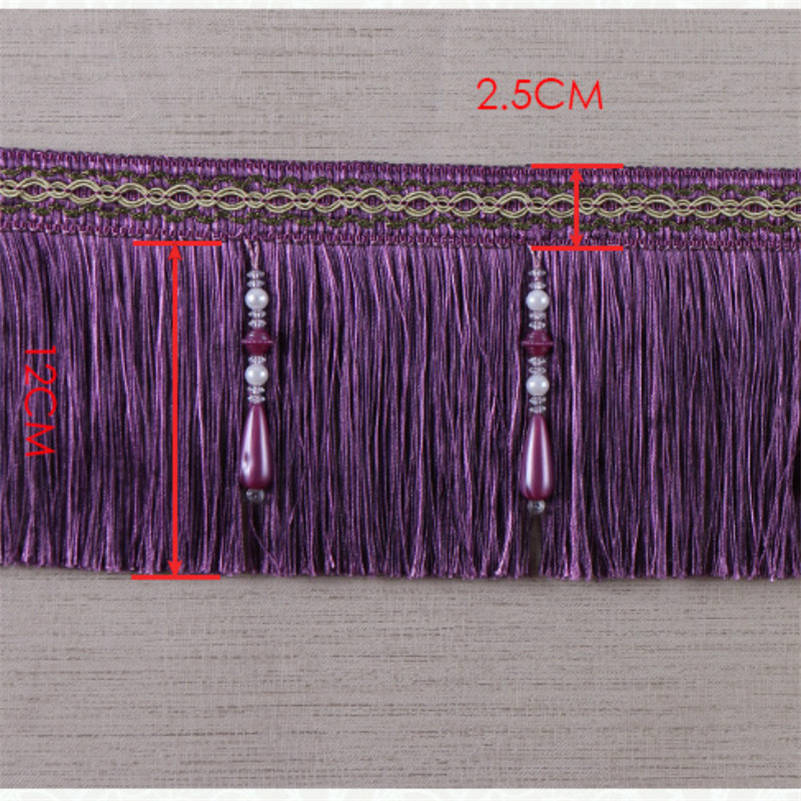 شريط خياطة فاخر من قماش التنجي - مراجعة Home Textiles Luxury Curtains وسعره